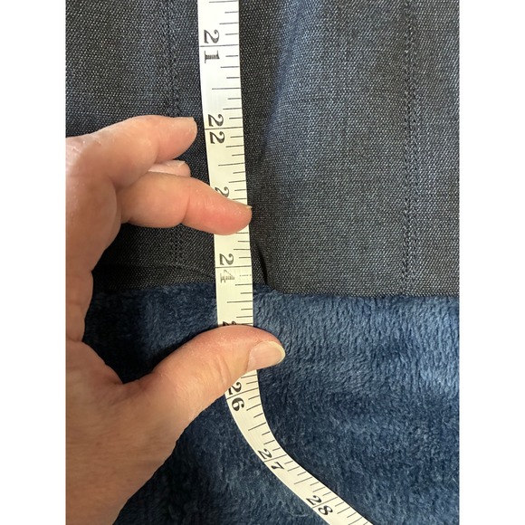 Emily Womens Blazer Jacket Dark Gray One Button Office Career‎ Size 8 - Picture 9 of 10